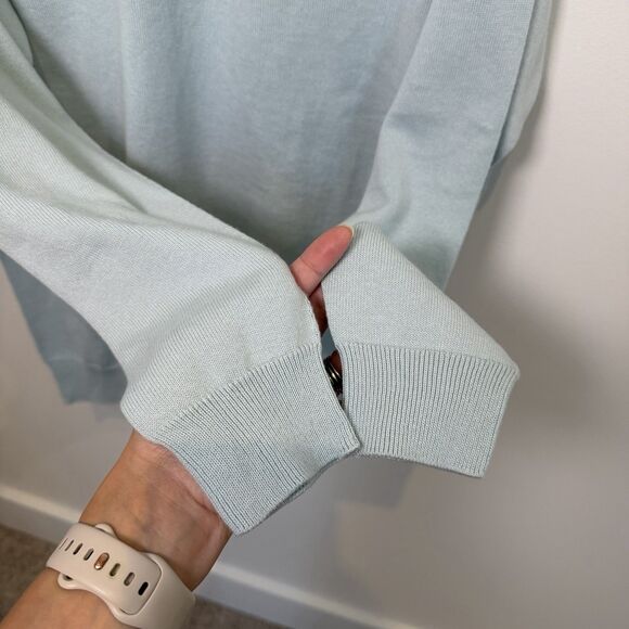 Oliver Charles Sweater Women's Medium Blue Bird Summer Crewneck Seacell Knit - Picture 5 of 12